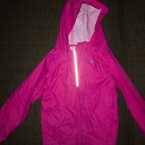 Girls Columbia rain jacket
